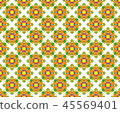 abstract colorful flower pattern 45569401