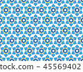Sixty abstract blue snowflakes 45569402