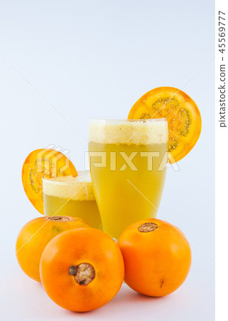 Lulo juice a traditional Colombian exotic fruit Lulo juice a traditional Colombian exotic fruit 45569777