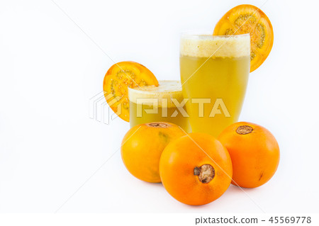 Lulo juice a traditional Colombian exotic fruit Lulo juice a traditional Colombian exotic fruit 45569778