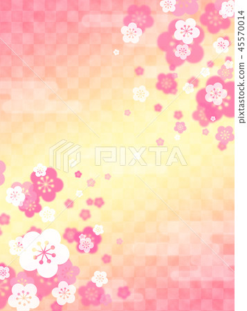 日本背景（垂直）-plum 45570014