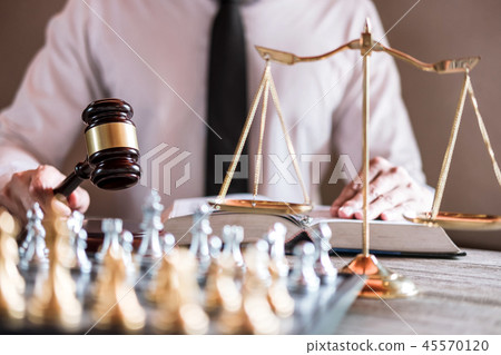 Legal law, advice and justice concept, Professional male lawyers Legal law, advice and justice concept, Professional male lawyers 45570120