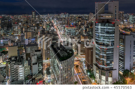 大阪美好的夜視圖 大阪美好的夜視圖 45570563