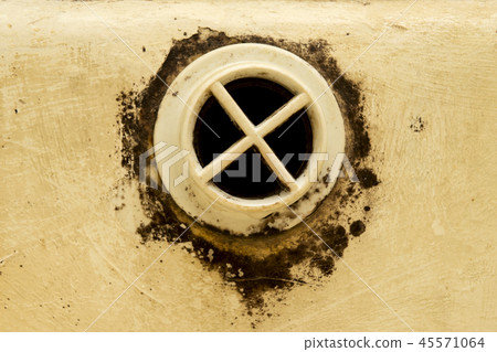 black mold on bathroom overflow. health hazard black mold on bathroom overflow. health hazard 45571064