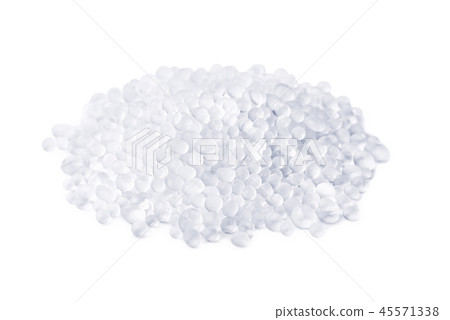 Pile of silica gel granules Pile of silica gel granules 45571338
