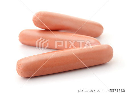 Hot dog sausages Hot dog sausages 45571380