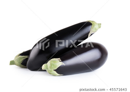 eggplant on white background 45571643
