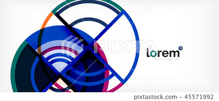 Vector abstract colorful circles background Vector abstract colorful circles background 45571992