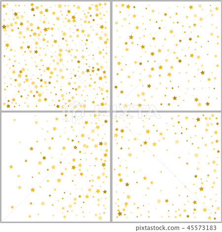 Gold stars. Confetti celebration, Falling golden stars, abstract Gold stars. Confetti celebration, Falling golden stars, abstract 45573183
