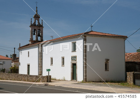 Boente, Camino de Santiago trail, Galicia, Spain Boente, Camino de Santiago trail, Galicia, Spain 45574585