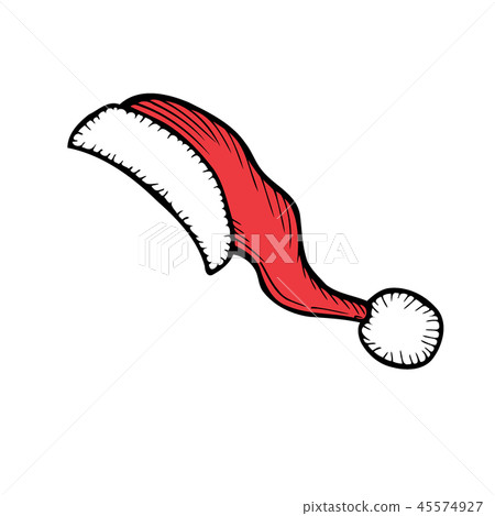 red Santa's hat 45574927