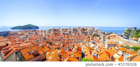 Europe, Croatia, Dubrovnik, Old Town, Downtown 45576326
