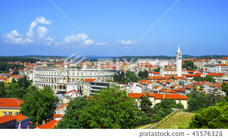 Europe, Croatia, Istria, Amphitheater, Pula Arena 45576328