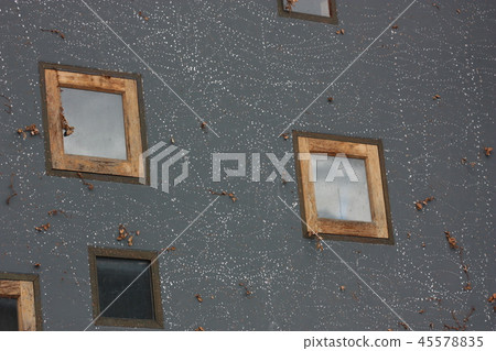 wall texture zoom view of windows 45578835