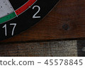 dart board zoom view to number plate 45578845