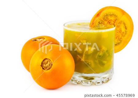 Traditional Colombian beverage called lulada Traditional Colombian beverage called lulada 45578969