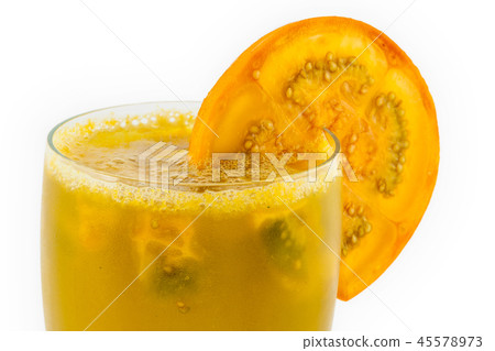 Traditional Colombian beverage called lulada Traditional Colombian beverage called lulada 45578973
