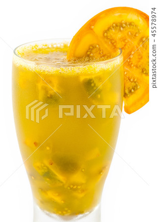 Traditional Colombian beverage called lulada Traditional Colombian beverage called lulada 45578974