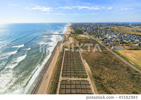 在Sakai市守場員附近的鳥瞰圖 在Sakai市守場員附近的鳥瞰圖 45582993