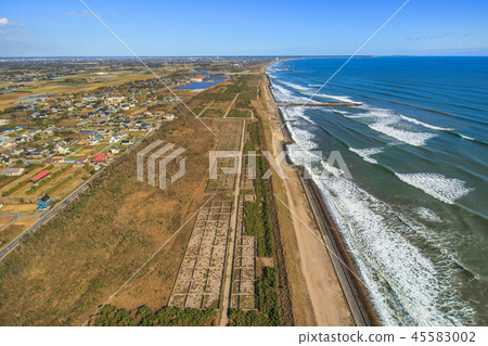 Aerial view near Sakai city fielder 45583002