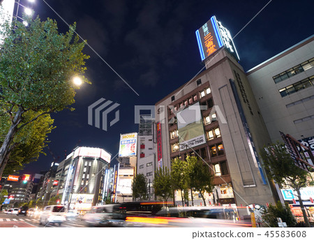 日本的東京都市風景我想在神田金波町（Sanshodo書店等）看書店街 45583608