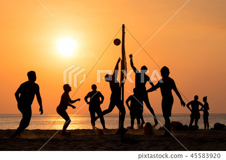 Beach volleyball Beach volleyball 45583920