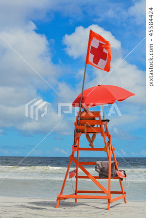 Life Guard Station, Jacksonville Beach, Florida  45584424