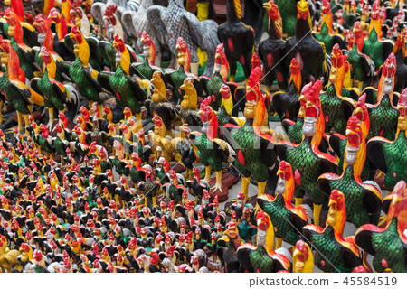 Chicken or Bunny doll at Wat Huay Mongkol Hua Hin 45584519