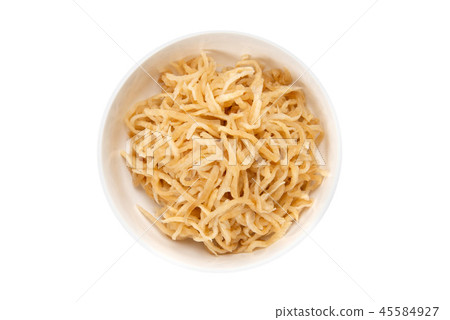 Cut dried daikon radish with water 45584927