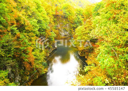Jozankei in the late fall Jozankei in the late fall 45585147