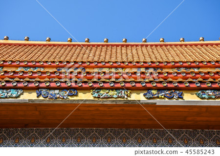 Buddhist church built from porcelain 45585243