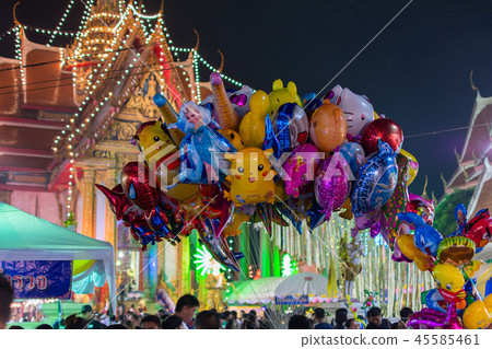 Balloon in a temple festival carnival Balloon in a temple festival carnival 45585461