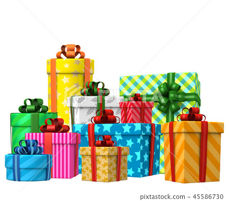 Present 3D illustration - Stock Illustration [45586730] - PIXTA
