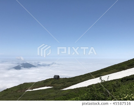 Mountain hut spring 45587516
