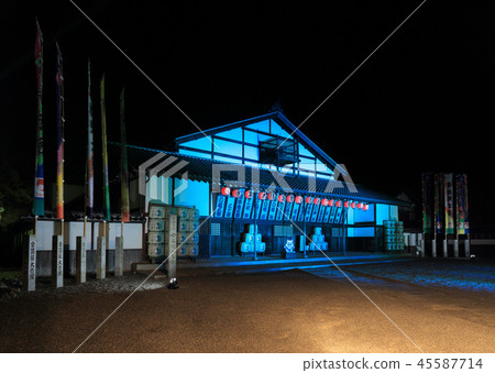 Shikoku Kinpaku Kabuki Ogasai "Kanamaruza" light up 45587714