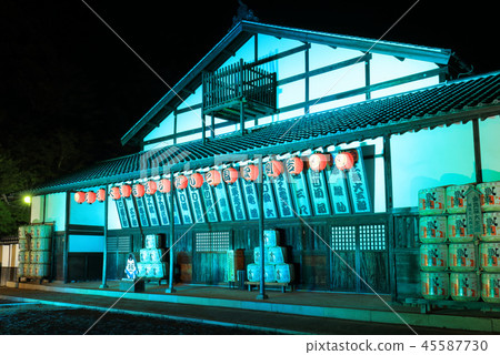 Shikoku Kinpaku Kabuki Ogasai "Kanamaruza" light up 45587730