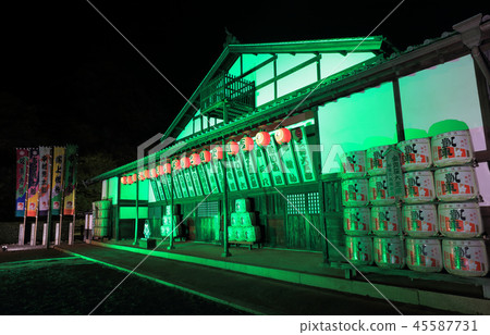 Shikoku Kinpaku Kabuki Ogasai "Kanamaruza" light up 45587731