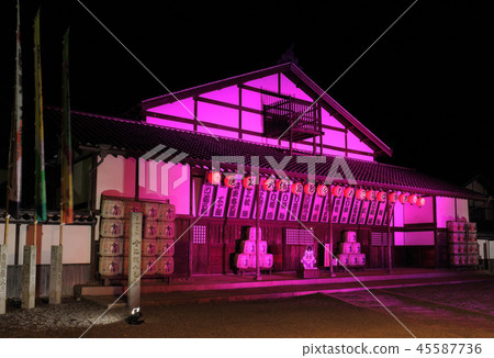 Shikoku Kinpaku Kabuki Ogasai "Kanamaruza" light up 45587736