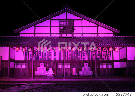 Shikoku Kinpaku Kabuki Ogasai "Kanamaruza" light up 45587748