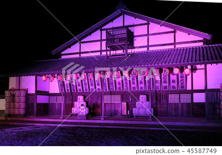 Shikoku Kinpaku Kabuki Ogasai "Kanamaruza" light up 45587749