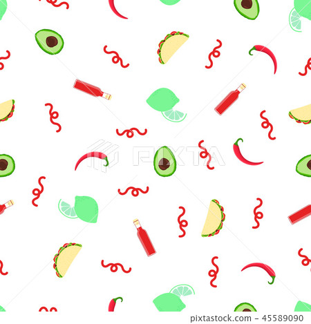 mexican tacos pattern mexican tacos pattern 45589090