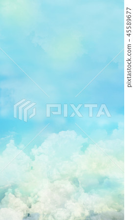 Clouds floating in the sky - Stock Illustration [45589677] - PIXTA