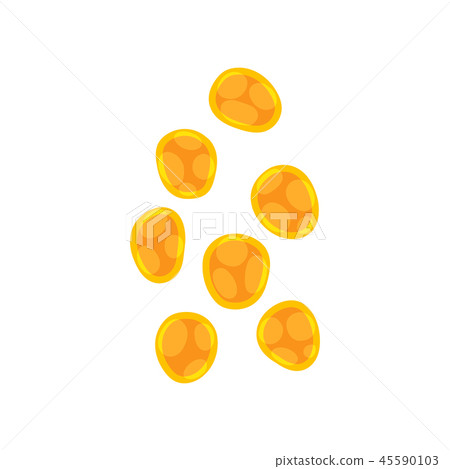 Flat vector design of dangerous virus. Infectious agent. Structure of pathogenic bacteria under Flat vector design of dangerous virus. Infectious agent. Structure of pathogenic bacteria under 45590103