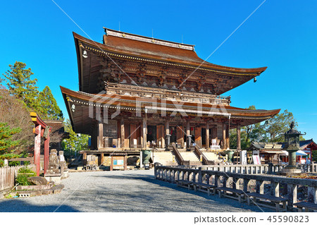 [Kinpusenji Temple (high resolution version)] Mt. Yoshino, Yoshino-cho, Yoshino-gun, Nara 45590823