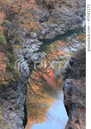 View from Saruhashi Azuma Valley View from Saruhashi Azuma Valley 45591172