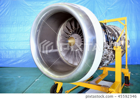 Airplane jet engine 45592346