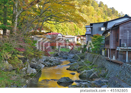 [Dogawa Onsen Dogawa (autumn leaves)] Dogawa, Tenkawa Village, Yoshino District, Nara Prefecture 45592805