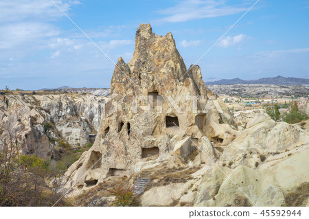Rock mountain in Cappadocia open air museum 45592944