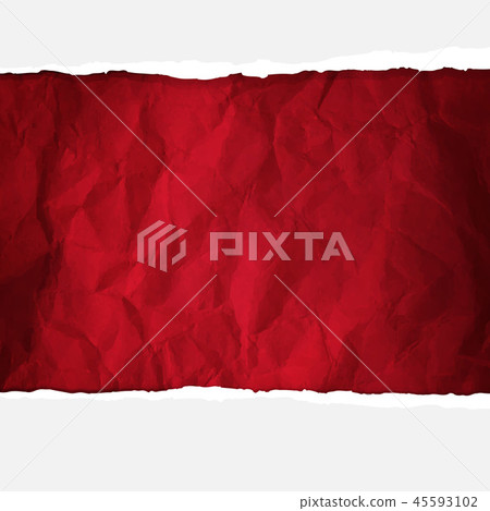 Crumpled Red Paper 45593102