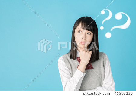 School girls to think School girls to think 45593236